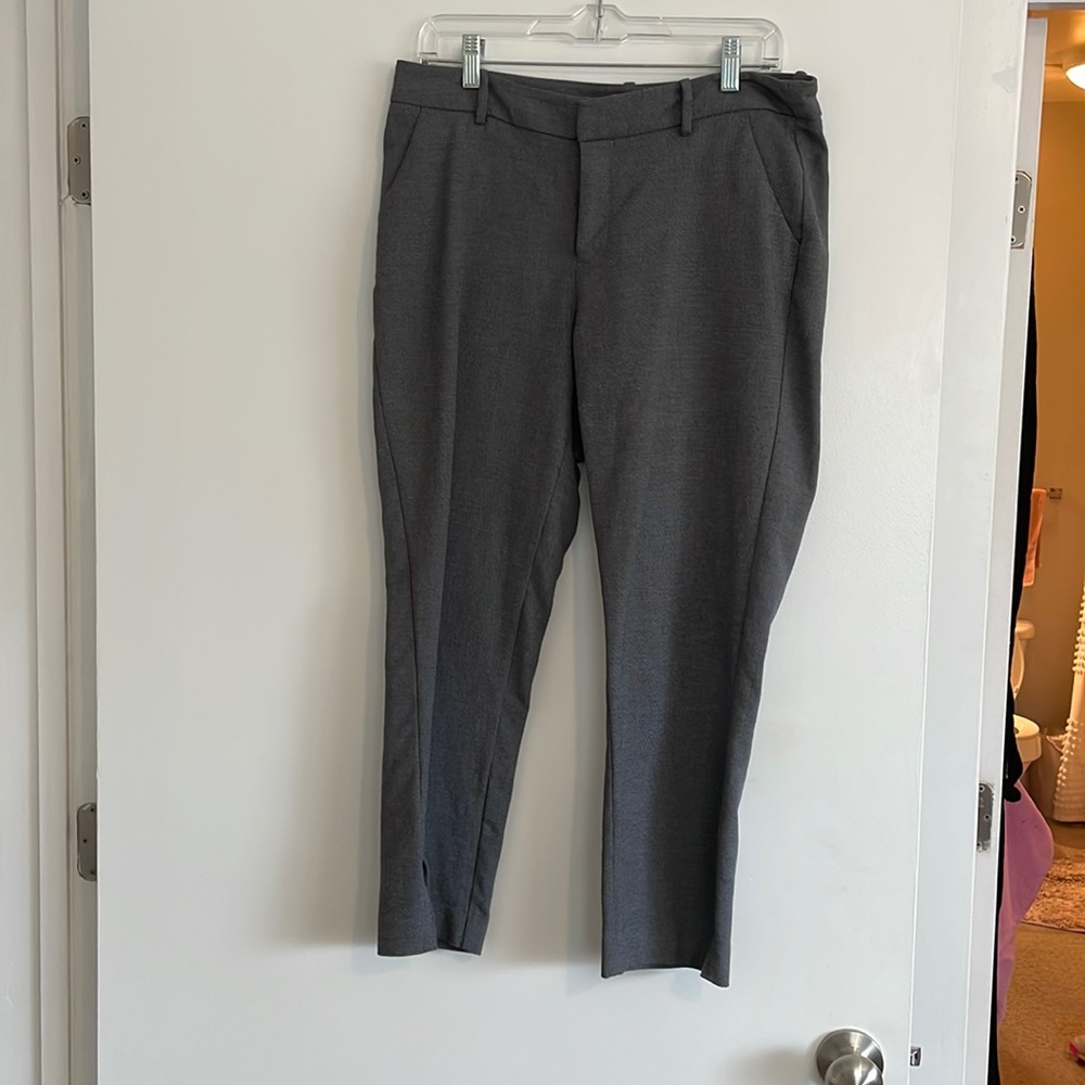 Grey tapered work pants - size 8